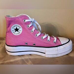 Converse Pink High-Top Canvas Sneaker